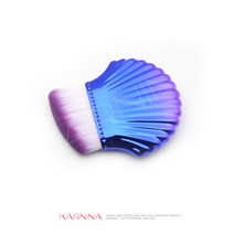 화장 붓 세트 Brush 브러시 1216# 베이비조개 파운데이션 둥근머리 빗살 세정색조 도구 뉴타임즈 Z, 1_블 루 퍼 플 손잡이. - 비스듬 한 머리. - 퍼