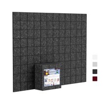 uTVHome Store 소리가 안들리는 방음문 문소음방지 흡음재 차음시트 방음인테리어 흡음판 방음판, BlackJP-9-Grid, 6개