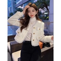 트위드 포멀 스타일 데이트룩 출근룩 간절기 잇템 재킷 여성 자켓 정장