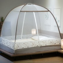MBH 두꺼운유리섬유이중문몽골모기장, 120*200cm, XZY 엘크 브라운