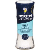 Morton Sea Salt Grinder 모튼 시솔트 그라인더 소금 82g