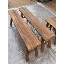벤치 스툴 원목의자 긴의자 빈티지 오래된 느릅나무 식탁의자 긴스툴, 벤치 .2m*26cm*45cm