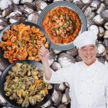 먹사부 국산 양념 간장 꼬막장 무침X 반찬 비빔장 비빔밥 용 소스 500g 1kg, 선택2. 양념꼬막장(500g) 2개
