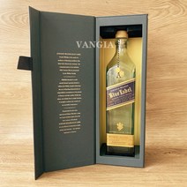 조니워커 블루 라벨 빈 병 공병 세트 캐비닛 인테리어 자석 장식 소품, 세트(오리지날 보틀+상자)