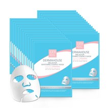 더마하우스 미백기능성 에센스 마스크 30ml 30매-미백 잡티관리 칙칙한피부 보습영양, 1개, 30개