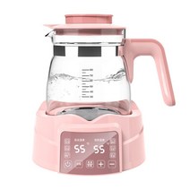 귀도리뜨기 대바늘블랭킷 담요방석 니트실 코바늘전기포트 물포트 분유포트 항온 우유 조절기, 304 벚꽃 가루 800ML