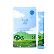 네츄럴굿띵스 오늘은 맑음 유기농 엘더베리 배 도라지즙 10ml, 14포x1박스