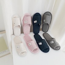 와이코스모 코지 실내화 면슬리퍼 면실내화 면거실화 층간소음방지 세탁가능 거실실내화, 아이보리