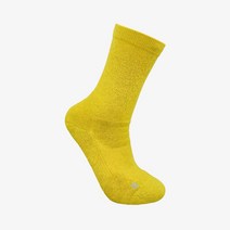볼트론 등산양말 크루 구리항균섬유, 머스타드, S_(220~240), 논슬립O/패치(스마일O)