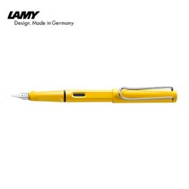 LAMY safari 라미 만년필 EF촉 선물용 카트리지 병잉크 국민만년필, 옐로우 Yellow, 없음