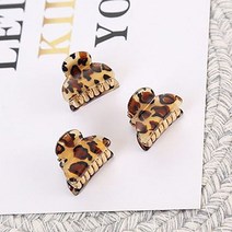 PK글로벌 3+1 데일리 레오파드 작은 집게핀 호피무늬 고정 삔