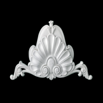 공간디피 우레탄 포인트 조각장식 DS187 조각, 흰색