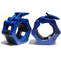 25/50mm Spinlock Barbell Collars 퀵 릴리스 바벨 클램프 역도 및 강도 훈련을위한 올림픽 웨이트 바, 10 2 pcs blue, 25mm