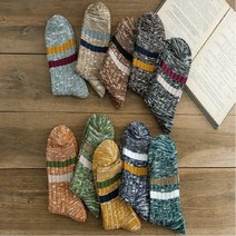 두꺼운 중목 겨울 면 스포츠 패션 두툼 남자 남성 양말 12개 1세트