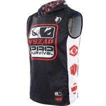 복싱복 킥복싱복장 VSZAP 타이 복싱 MMA 스포츠 트레이닝 스플라이싱 민소매 후드 컷