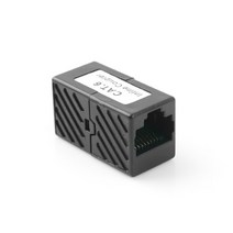 (COMS) CAT.6 연장커플러(RJ45) Black/IB293/랜선연장 IB293, 1개