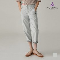 올리비아로렌 아울렛 이월 여름 캐주얼 배기 데님 VVCMPXM3382