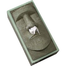 티슈 박스 커버 스톤 페이스 티슈홀더 Bits and Pieces