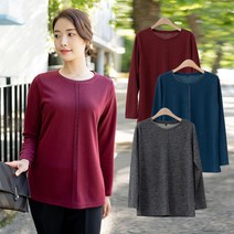 엄마옷 모슬린 보석 줄 라운드티셔츠 TS109109마담 미시옷 50대 중년여성의류 60대 엄마옷 빅사이즈 할머니옷 여성옷