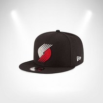 NBA 포틀랜드 트레일 블레이저 성인 남성 NBA 9Fifty 팀 컬러 기본 스냅백 캡 Osfa 블랙