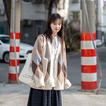 ANYOU여성 니트 카디건 캐주얼 루즈핏