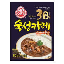 오뚜기 3일 숙성카레 약간매운맛, 80g, 7개