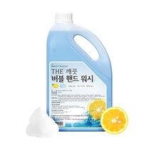 THE 깨끗 버블 핸드워시 4000mL (대용량) pH중성 레몬향 손세정제, 1개