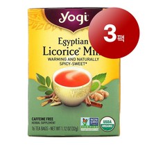 리암마켓 Yogi Tea 이집트 감초 민트 무카페인 16티백 32g 3팩