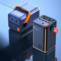 캠핑용 노트북 보조배터리 대용량 100000mAh 휴대용 고속충전 220V 여행 출장, 다크그레이 100000mAh