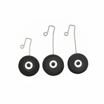 부품 세스나 801 803 J11 J20 SU57 SU27 SU35 F22 F35 FX620 부품용 휠이 있는 1 세트 RC 폼 핸드 스로잉 글라이더 파이터 랜딩 기어, [05] for B17