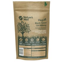 네이처스웰 이집트 콜드프레스 블랙씨드오일 120소프트젤 파우치 Natures Well Black Seed Oil