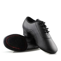새 스타일 남자 라틴 댄스 신발 볼룸 탱고 소년 스 니 커 즈 재즈 16.5-25CM, 08 33, Black