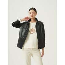올리비아로렌 양가죽 배색 점퍼 VOBJNXF8121 NC중앙로역점