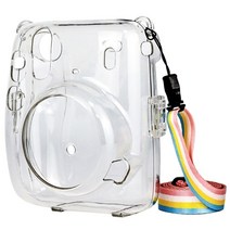 카메라슬링백 instax mini 11 케이스용 소프트 실리콘 보호 커버 긁힘 방지, t