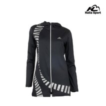 HALLA SPORT 여성 귀타라 집업티셔츠
