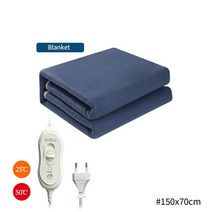 전기장판온도조절기220v 가정용 전기 담요 침대 시트 열 히터 매트 난방 겨울 온도 조절기 바디 워머, 04 Blue Double180x120cm