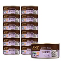 ANF 고양이캔 참치순살 95g 12개입, 캣 참치무스 95g X 12개