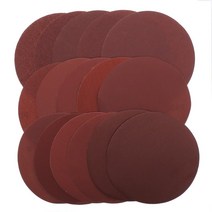 20pcs 6 인치 150mm 산화 알루미늄 샌더 사포 샌딩 디스크 샌딩 종이 후크 및 루프 60 2000 그릿, 1200