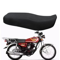 혼다 CG125 메쉬 시트 커버, 클래식 블랙, 1개