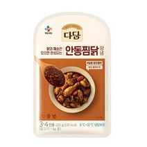 CJ더마켓 만능 소스 황금 소스 양념 장레시피 다담 안동찜닭 양념 닭볶음탕 닭갈비 만능간장 닭요리 220G, 16개