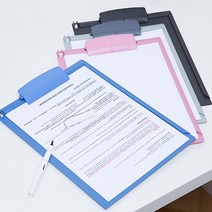 펜꽂이 메뉴판 판때기 서류 판대기 딱판 종이판 체크리스트판 셀프 미용실 네일샵 커피 A4 용지 판 카페 클립 보드 빌지 케이스 빌패드 받침대 꽂이 상황판 레스토랑 차트판 받침판, 블랙