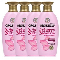 오가니스트 내추럴 체리블라썸 샴푸, 500ml, 4개