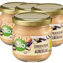 디엠바이오 dmBio eggplant spread 독일 가지 크림 스프레드 180g, 4팩