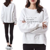 [메종마틴마르지엘라] [명품]마르지엘라 스티치 이모티콘 프린팅 맨투맨 티셔츠S51GU011