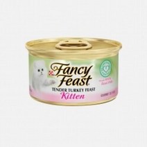 펜시피스트 화이트라벨 키튼 칠면조 85g 고양이캔, 84개