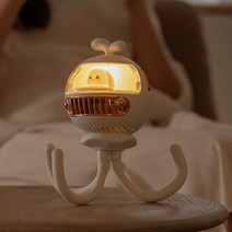베이비커넥트 유모차 선풍기 휴대용 저소음 문어발 집게 거치대, 스카이