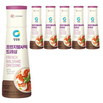 청정원 프렌치 발사믹 드레싱 소스, 325g, 18개