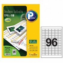 나sks1_프린텍 애니라벨 V3530 (96칸) (100매) 칸지 용종이 용지 터종이 라벨지 터라벨 터이♥ilpyeon, ♥mindlle