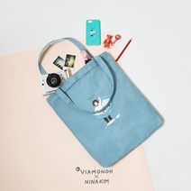 [비아모노] VIAMONOH X NINAKIM ECOBAG (MINT)