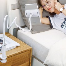 [윤스토어W] 침대 핸드폰 스마트폰 태블릿 자바라 거치대 DD-10051 121121EA 자바라거치대 침대거치대 아이폰거치대 코브라거치대 집게거치대 집개거치대 책상핸드폰거치대, 1, 골드, 본상품선택